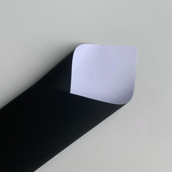 Black Back Warp Knitted Display Polyester, PVC Free